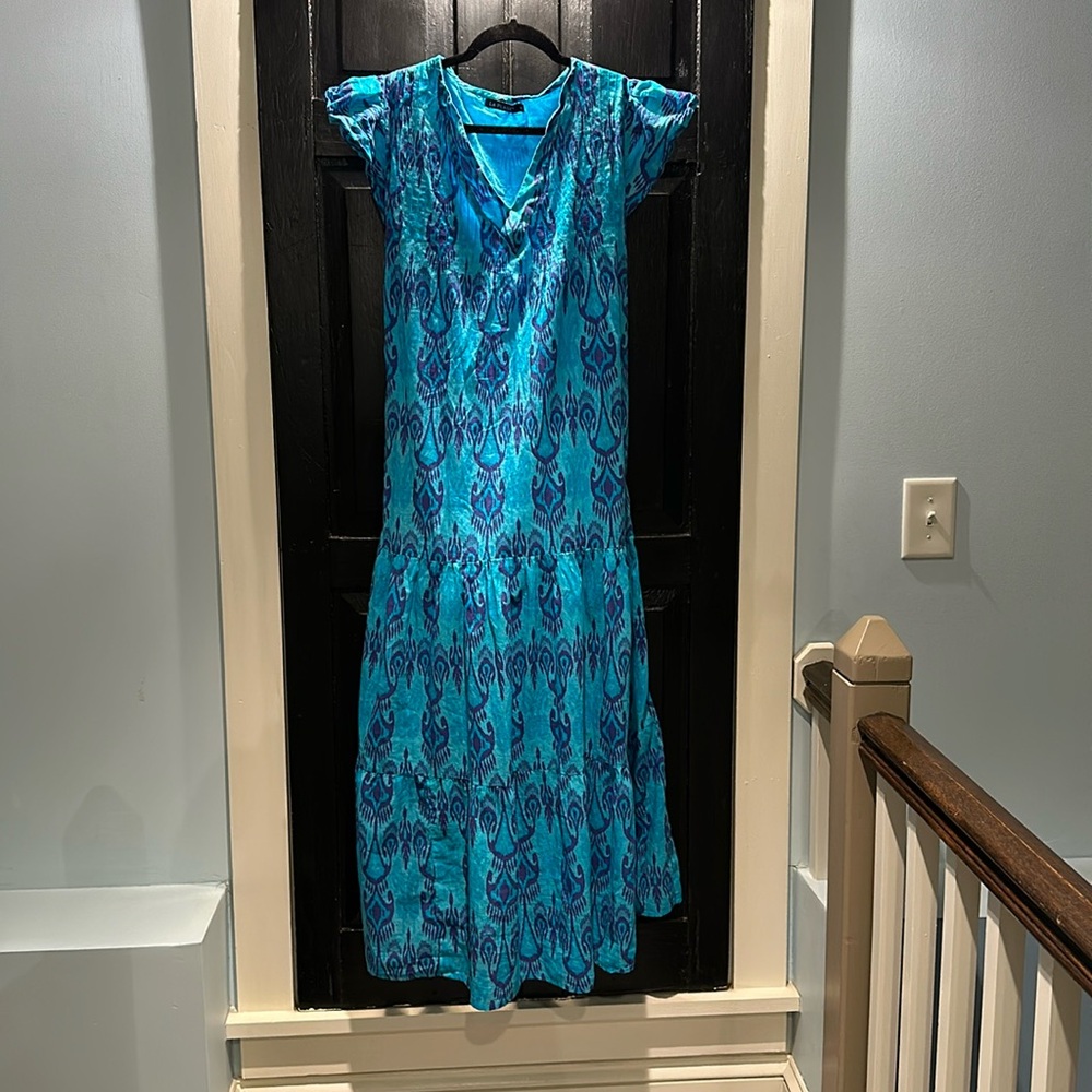 Fully length flowy cotton dress